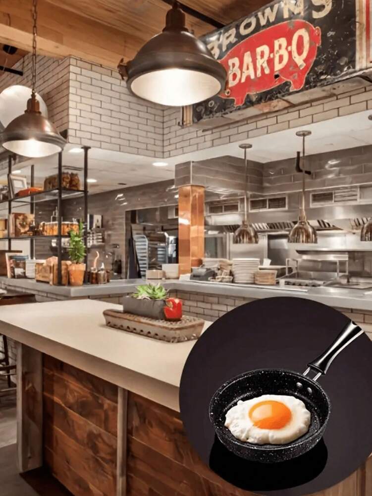 Mini Non Stick Portable Egg Frying Pan 4.7 5.5 Inch Flat Bottom Easy Clean Cookware For Breakfast Camping Travel Induction Gas Stove