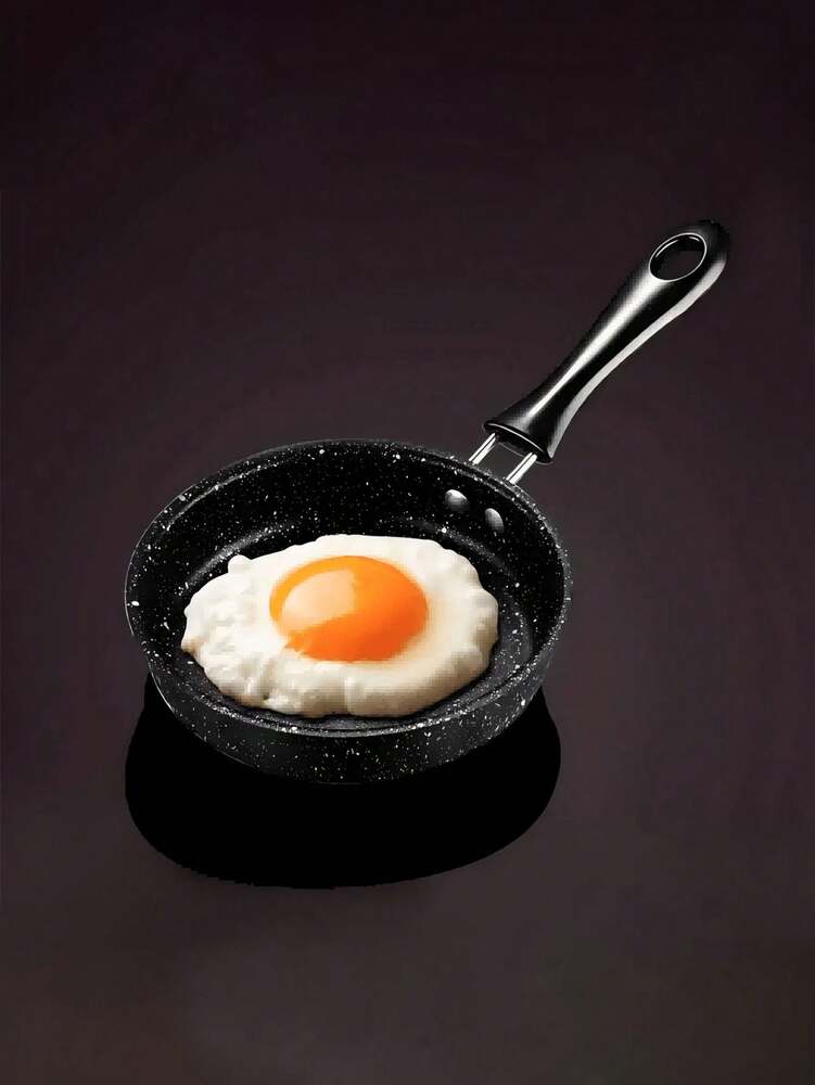 Mini Non Stick Portable Egg Frying Pan 4.7 5.5 Inch Flat Bottom Easy Clean Cookware For Breakfast Camping Travel Induction Gas Stove