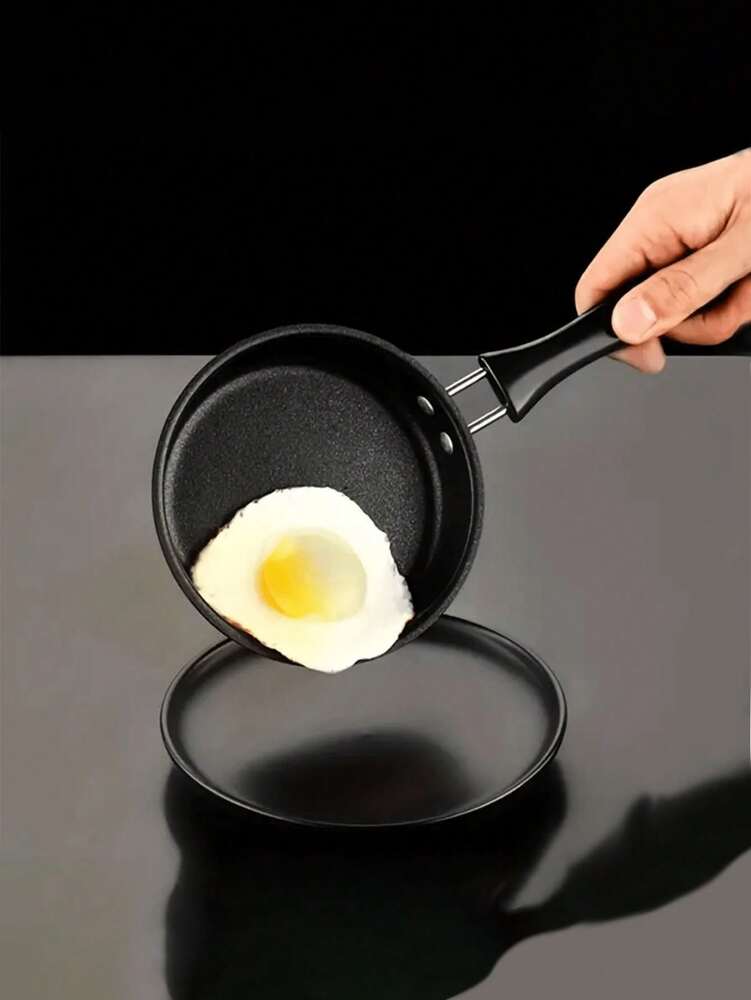 Mini Non Stick Portable Egg Frying Pan 4.7 5.5 Inch Flat Bottom Easy Clean Cookware For Breakfast Camping Travel Induction Gas Stove