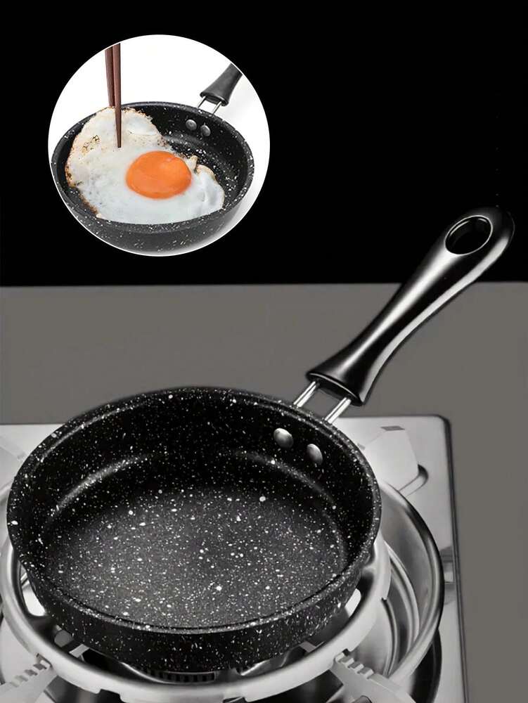 Mini Non Stick Portable Egg Frying Pan 4.7 5.5 Inch Flat Bottom Easy Clean Cookware For Breakfast Camping Travel Induction Gas Stove