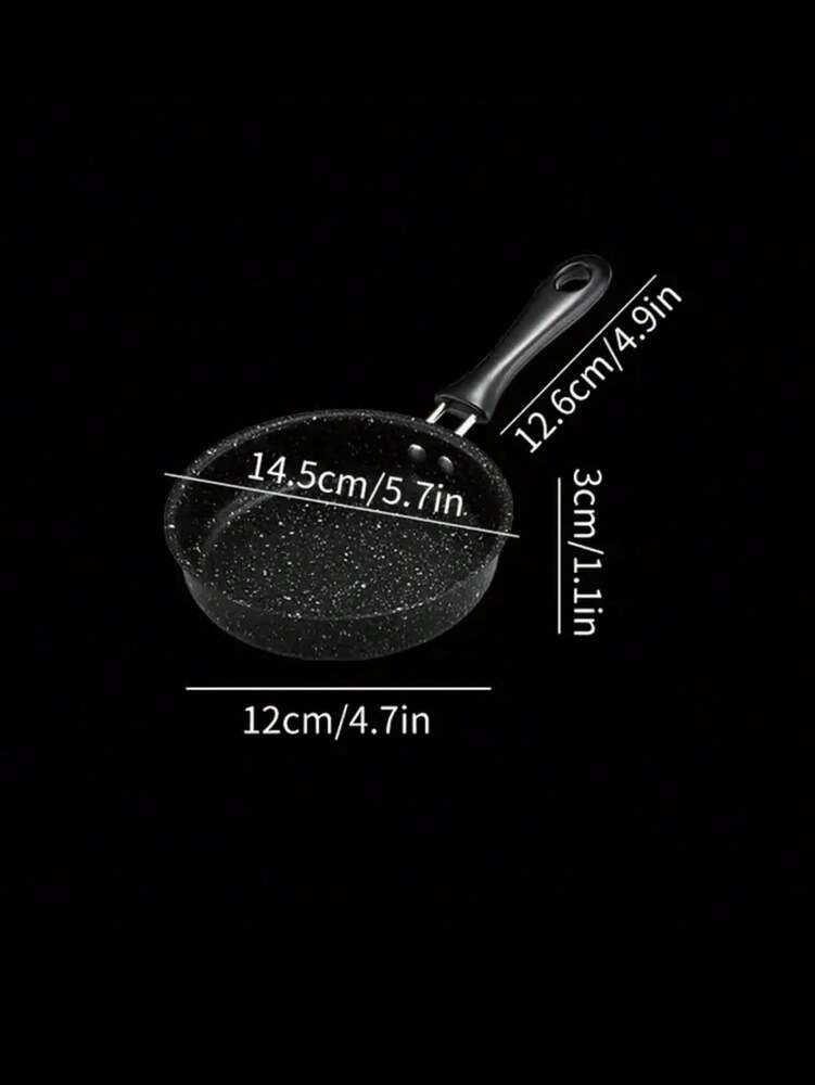 Mini Non Stick Portable Egg Frying Pan 4.7 5.5 Inch Flat Bottom Easy Clean Cookware For Breakfast Camping Travel Induction Gas Stove