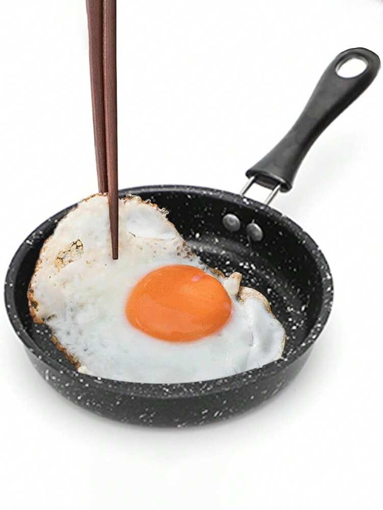 Mini Non Stick Portable Egg Frying Pan 4.7 5.5 Inch Flat Bottom Easy Clean Cookware For Breakfast Camping Travel Induction Gas Stove