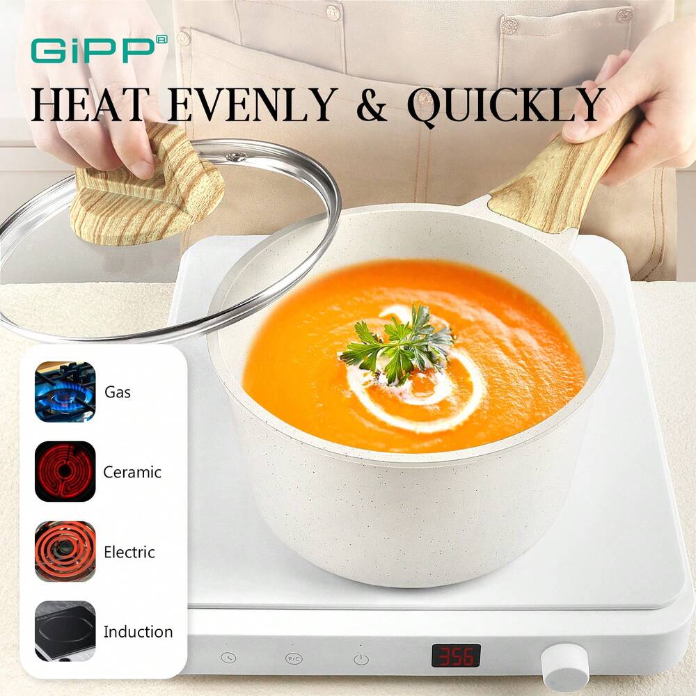 10pcs Non Stick Granite Cookware Set Induction Safe Pots And Pans With Frying Pans Saucepans All Stove Compatible Kitchen Cooking Set