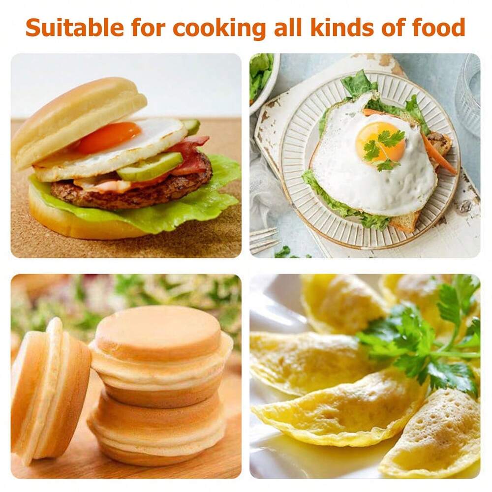 Egg Frying Pan Non Stick Pancake Maker With 4 Holes Breakfast Crepe Pan With Handle For Kitchen Cooking Utensils Induction Gas Stove