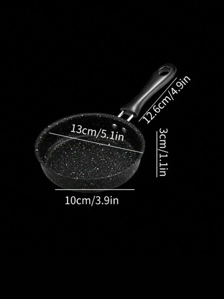 Mini Non Stick Portable Egg Frying Pan 4.7 5.5 Inch Flat Bottom Easy Clean Cookware For Breakfast Camping Travel Induction Gas Stove