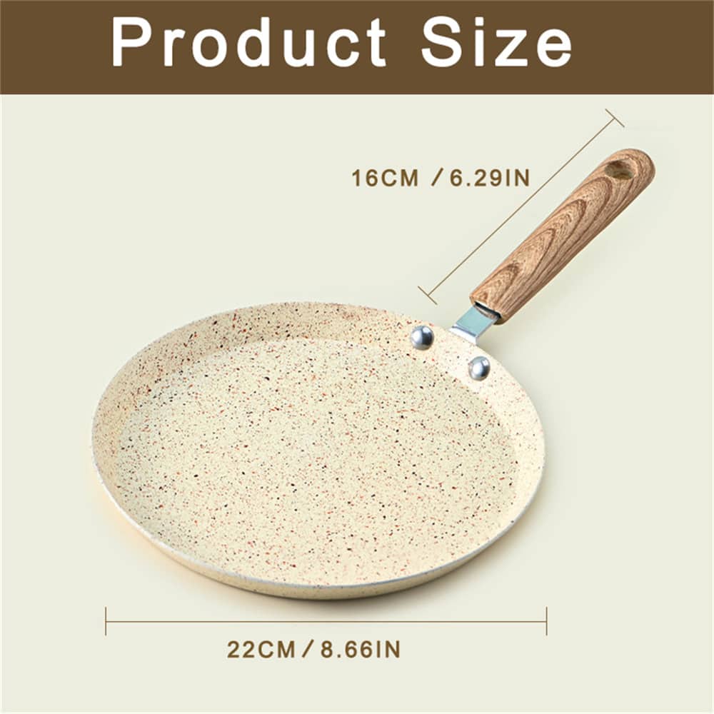 Non Stick Mini Crepe Pan Pancake Frying Pan Omelet Pan Induction Gas Stove Compatible For Home Kitchen Restaurant Cooking Cookware